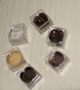 The playing pieces are filled with fair trade products like coffee or rice Museo Mundial_PT_Trade_3